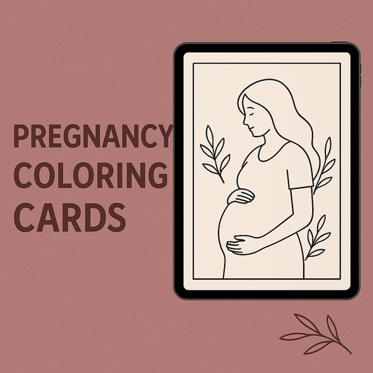 Pregnancy Coloring Cards